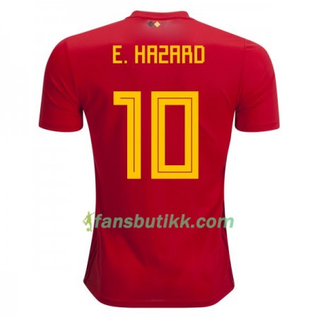 Fotball-VM 2018 Belgia drakt E.Hazard 10 Hjemmetrøye